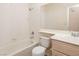 Bathroom featuring a bathtub, shower, and a vanity with sink at 1012 Collingtree St, Las Vegas, NV 89145
