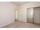Bedroom featuring carpeted floors, and a sliding closet door at 1012 Collingtree St, Las Vegas, NV 89145