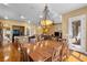 Open concept with dining area leading to living room and kitchen at 1016 Sable Mist Ct, Las Vegas, NV 89144