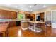 Spacious kitchen with an island, granite countertops, and stainless steel appliances at 1016 Sable Mist Ct, Las Vegas, NV 89144
