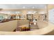 Open-concept living areas on the second floor overlook the living room, kitchen and dining area at 1016 Sable Mist Ct, Las Vegas, NV 89144