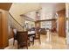 Living room features a dining room and staircase at 1016 Sable Mist Ct, Las Vegas, NV 89144