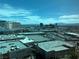Expansive city view includes highways, shopping centers, and the distant mountains at 2000 N Fashion Show Dr # 2627, Las Vegas, NV 89109