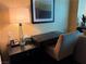 Cozy desk area featuring elegant décor, including a stylish lamp at 2000 N Fashion Show Dr # 2627, Las Vegas, NV 89109