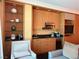 Modern kitchenette featuring sleek cabinets and a microwave at 2000 N Fashion Show Dr # 2627, Las Vegas, NV 89109
