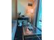 Bright living room showcases a sofa, coffee table, and a view of the city at 2000 N Fashion Show Dr # 2627, Las Vegas, NV 89109
