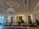 Upscale hotel lobby with elegant reception desks and chandeliers at 2000 N Fashion Show Dr # 2627, Las Vegas, NV 89109