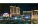 Spectacular night view featuring the Palazzo, Treasure Island, and the Las Vegas Strip at 2000 N Fashion Show Dr # 2627, Las Vegas, NV 89109