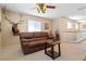 Inviting bonus room showcases neutral colors, soft carpet and plenty of light at 2366 Brockton Way, Henderson, NV 89074