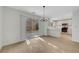 Dining area adjacent to kitchen and a sliding door, filled with natural light at 2431 Lilac Cove St, Las Vegas, NV 89135