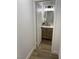 Stylish half bathroom with modern fixtures and elegant marble accents at 332 Dockside Ct, Las Vegas, NV 89145