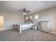 Large main bedroom featuring a ceiling fan and neutral tones at 4016 Gaster Ave, North Las Vegas, NV 89081