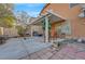 Open backyard featuring a covered patio, perfect for barbecues and outdoor gatherings at 4215 Macadamia Dr, Las Vegas, NV 89115