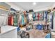 Spacious walk-in closet with ample storage and organization potential at 4332 Stardusk Falls Ave, North Las Vegas, NV 89084
