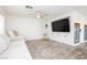 Inviting living room featuring stylish built-ins, modern decor, and ample space for entertaining at 551 Swiss Cottage Ave, Las Vegas, NV 89178