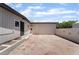 Backyard area with patio space and privacy walls at 5617 Alfred Dr, Las Vegas, NV 89108