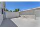 This home boasts a private, fenced backyard with patio at 747 Greenbriar Townhouse Way, Las Vegas, NV 89121