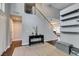 Bright entryway with high ceilings, large windows, and dark wood flooring at 1013 Corsica Ln, Las Vegas, NV 89144