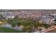 Aerial community view showcasing a neighborhood park at 11756 Emerald Lake Ave, Las Vegas, NV 89138