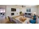 Comfortable living room featuring modern furniture and decor at 233 Pecos Way, Las Vegas, NV 89121