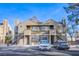 Inviting home exterior with dual staircases, updated siding, and well-maintained landscaping offers curb appeal at 2696 Jennydiane Dr, Las Vegas, NV 89121