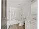 Bright bathroom featuring a tub and shower combination and a modern vanity at 2963 Juniper Hills Blvd # 104, Las Vegas, NV 89142