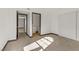 Bedroom boasts new carpet and an ensuite bathroom at 2963 Juniper Hills Blvd # 104, Las Vegas, NV 89142