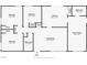 Detailed floor plan showcasing the layout of the home at 3212 Osage Ave, Las Vegas, NV 89101