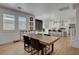 Spacious open-concept layout with dining area, kitchen, and ample natural light at 3310 Hillside Garden Dr, Las Vegas, NV 89135