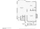 Detailed floor plan of the residence at 3632 Julia Waldene Ct, Las Vegas, NV 89129