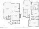 Detailed floor plan showcasing the layout of this two-story home at 3632 Julia Waldene Ct, Las Vegas, NV 89129