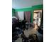 Interior bedroom shot featuring an open doorway, paint, and items on the floor at 4238 Rollingstone Dr, Las Vegas, NV 89103