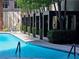 Inviting swimming pool with cabanas providing shade and privacy for residents' relaxation and enjoyment at 4471 Dean Martin Dr # 1104, Las Vegas, NV 89103