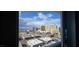A beautiful view of the city skyline from inside the high rise building at 4471 Dean Martin Dr # 1104, Las Vegas, NV 89103