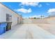 The home has alley access, a block wall and a covered patio at 5505 Verbena Creek Ct, Las Vegas, NV 89131