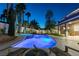 Inviting backyard with swimming pool and spa, perfect for outdoor living and relaxation at 5573 San Florentine Ave, Las Vegas, NV 89141