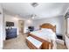 Large bedroom suite with a queen bed, workspace, and ensuite bath at 6 Montana Way, Henderson, NV 89015