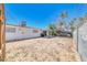 Home's backyard featuring a patio, shed, and fencing, ready for you to personalize at 6204 Parsifal Pl, Las Vegas, NV 89107
