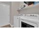 Laundry area featuring modern washer and dryer at 6245 Galileo Dr, Las Vegas, NV 89149