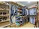 Expansive walk-in closet with shelving and storage solutions at 6570 Aurora View St, Las Vegas, NV 89135