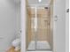 Bathroom includes a glass enclosed shower with a toilet at 7621 Breed Hill St, Las Vegas, NV 89149