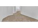 Carpeted hallway leads to bedrooms and other living spaces at 7621 Breed Hill St, Las Vegas, NV 89149