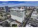 Bird's eye view of building, showcasing architectural details and surrounding cityscape at 900 Las Vegas Blvd # 912, Las Vegas, NV 89101
