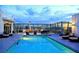 Luxurious rooftop pool with stunning city views and comfortable lounge seating at 900 Las Vegas Blvd # 912, Las Vegas, NV 89101