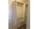Empty closet with shelves and rails at 9175 Titan Hill Ct, Las Vegas, NV 89148