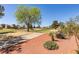 Picturesque view of the golf course from a scenic vantage point, showcasing the community's lush landscape and recreational amenities at 9425 Villa Ridge Dr, Las Vegas, NV 89134