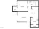 Floor plan showing layout of bedroom, living room, kitchen, and laundry at 950 Seven Hills Dr # 217, Henderson, NV 89052