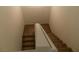 Carpeted staircase leading to the upper level at 1018 Sun Poppy Ave, Las Vegas, NV 89123