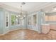 This dining room contains direct access to the back patio and kitchen at 10548 Findlay Ave, Las Vegas, NV 89134
