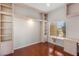 Office with built in shelving, storage and a view from the built in desk at 10548 Findlay Ave, Las Vegas, NV 89134